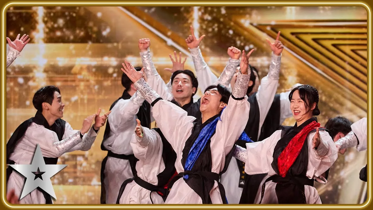 Taekwondo team amazes British talent show judges