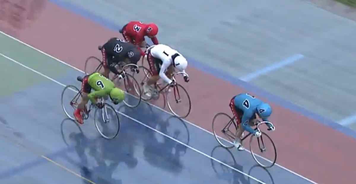 Rain instead of rainbows as Kento comes home to Japanese keirin