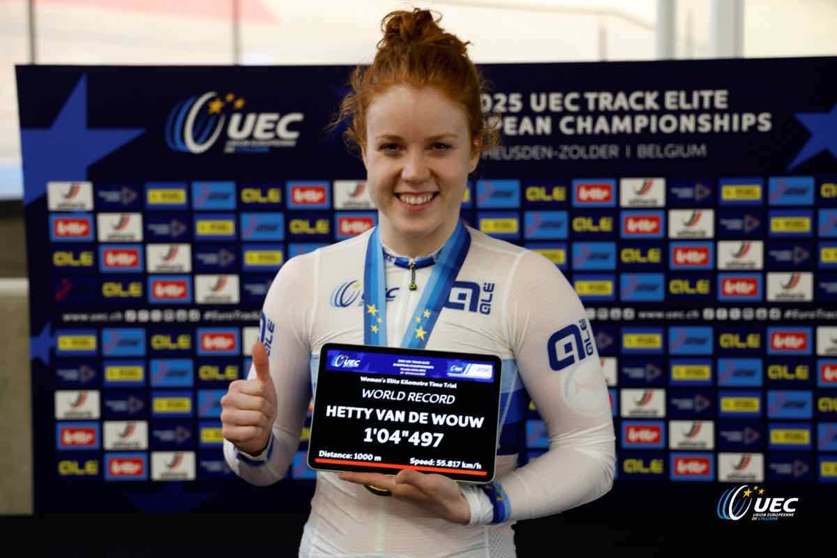 World record for van de Wouw in women’s kilo