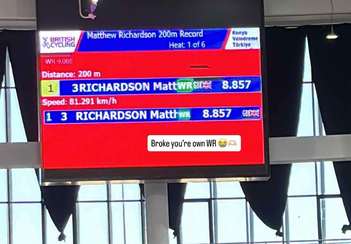 Two world records in two days for Richardson