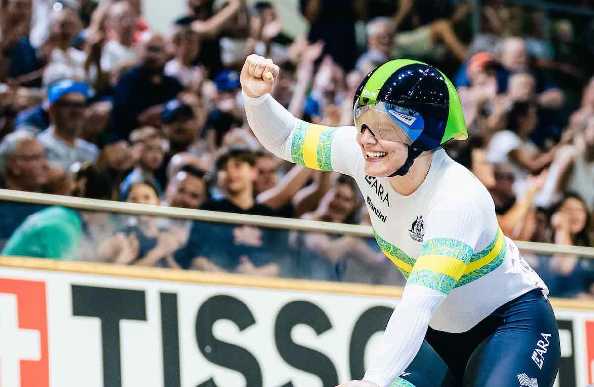 McCaig clings on to win women’s keirin in Perth