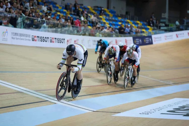 Lavreysen back on top at Track World Cup in Hong Kong