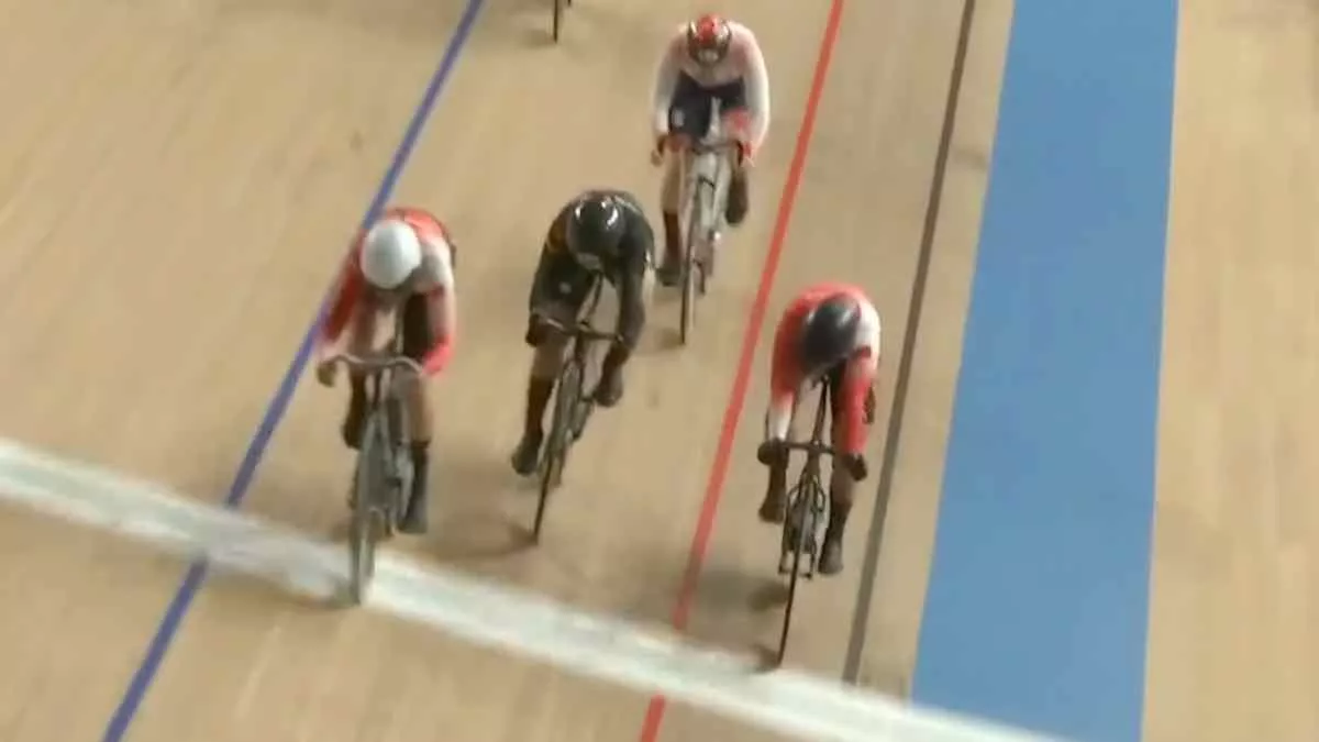 China first and second in Asian Games women’s keirin